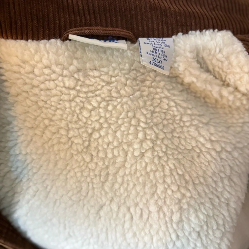 Blair Corduroy Jacket Coat with Sherpa Lining